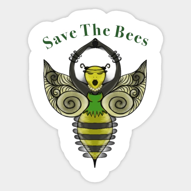 Save The Bees Sticker by TonyaRoach143